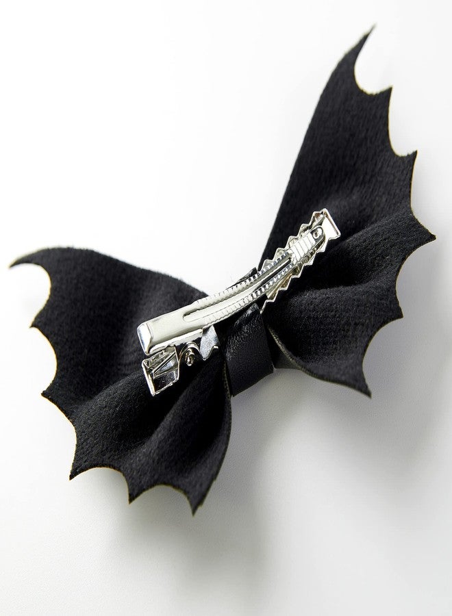 Fancheer 4Pcs Bat Hair Bow Clips for Girls Women Black Hair Accessories Party Decorations - Image 5